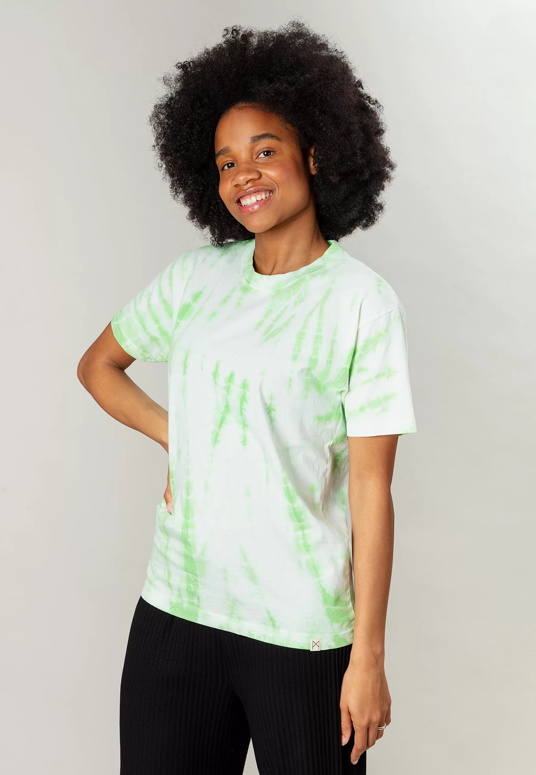 Drew Light Green Tie Dye T-shirt