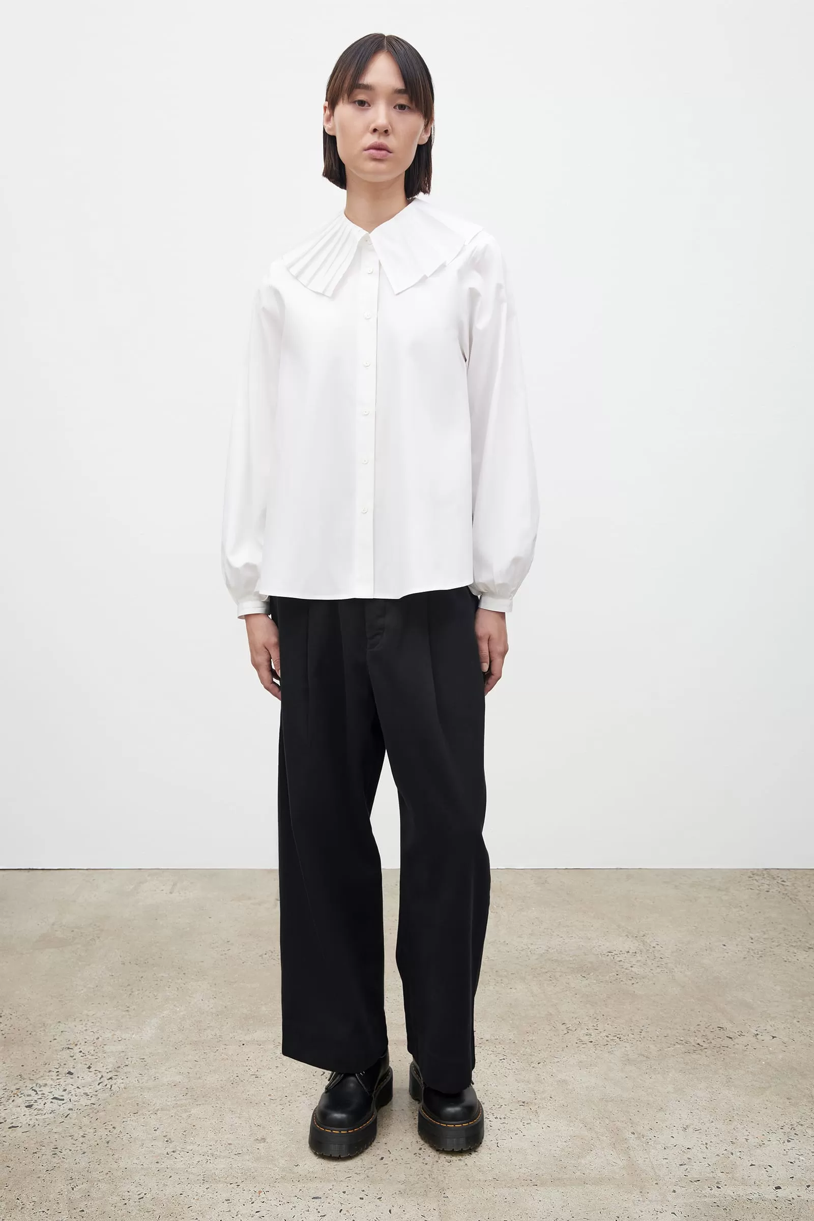 Geo Cotton Poplin Shirt