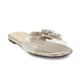 Golden Formal Slipper 042070