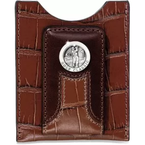 Golf Croco Money Clip