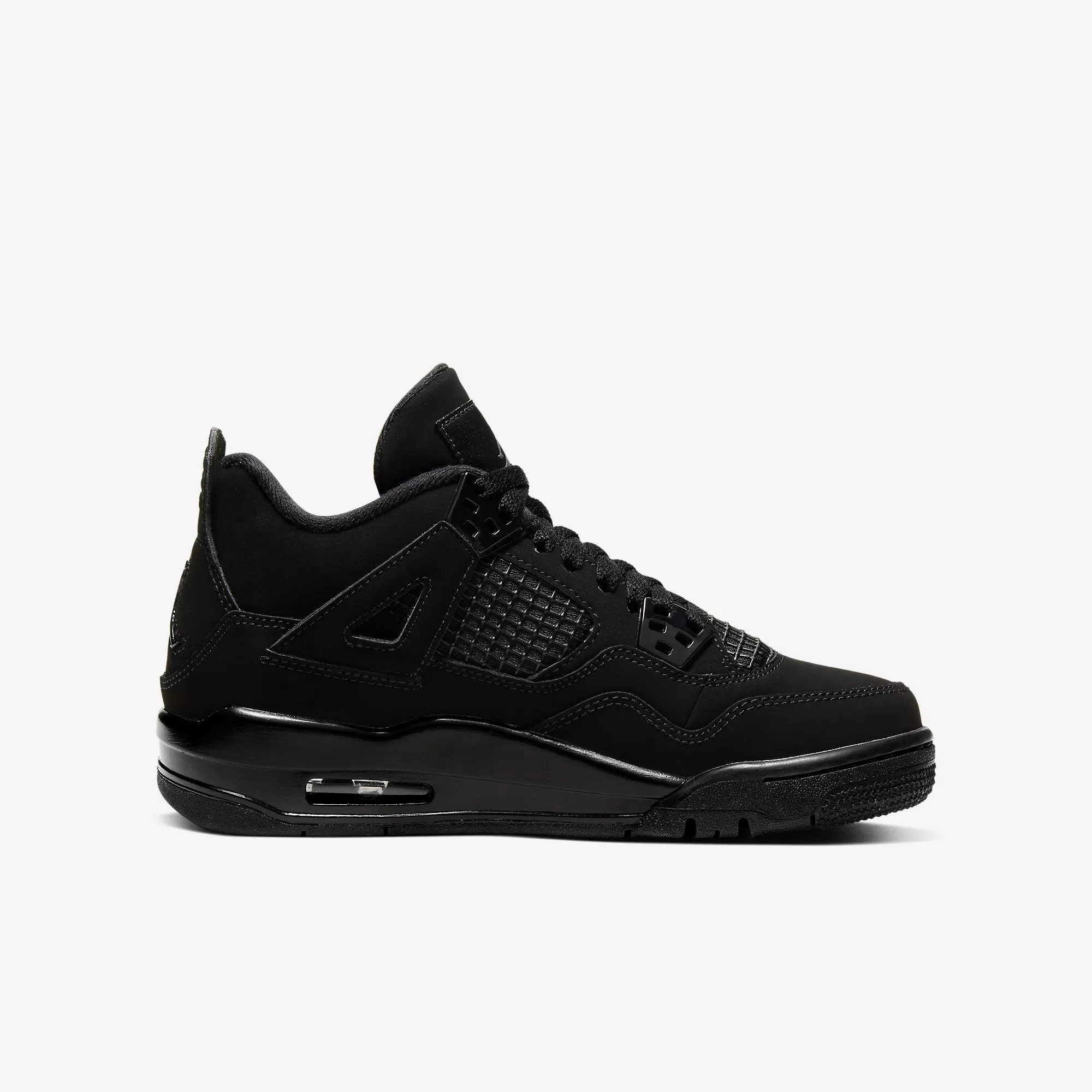 (GS) Air Jordan 4 Retro 'Black Cat' (2020) 408452-010