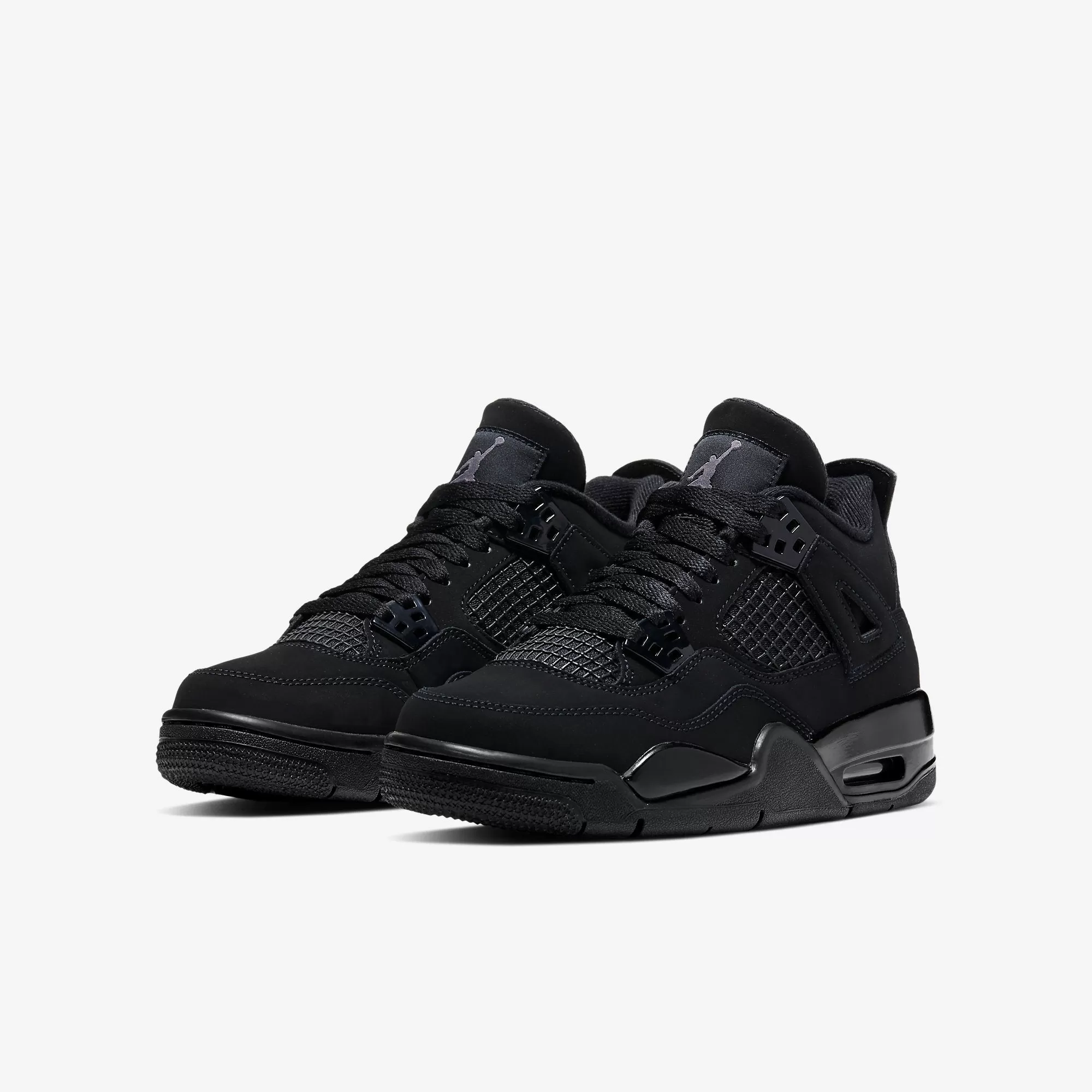 (GS) Air Jordan 4 Retro 'Black Cat' (2020) 408452-010