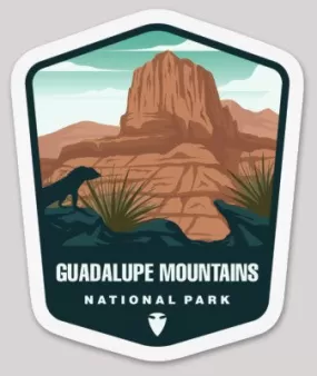 Guadalupe Mountains National Park Die Cut Sticker