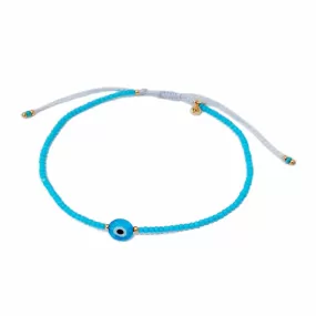 Handmade Seed Bead Evil Eye Bracelet