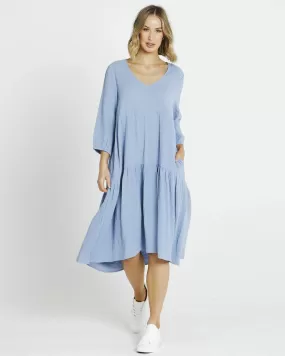 Hannah Cotton Dress Chambray