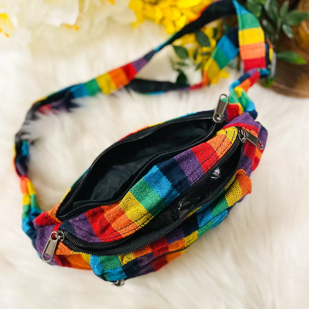 Hemp Pride Color Fanny Packs