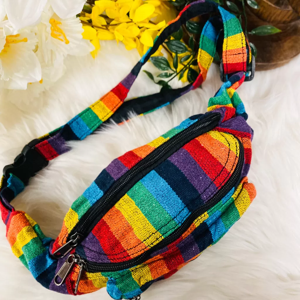 Hemp Pride Color Fanny Packs