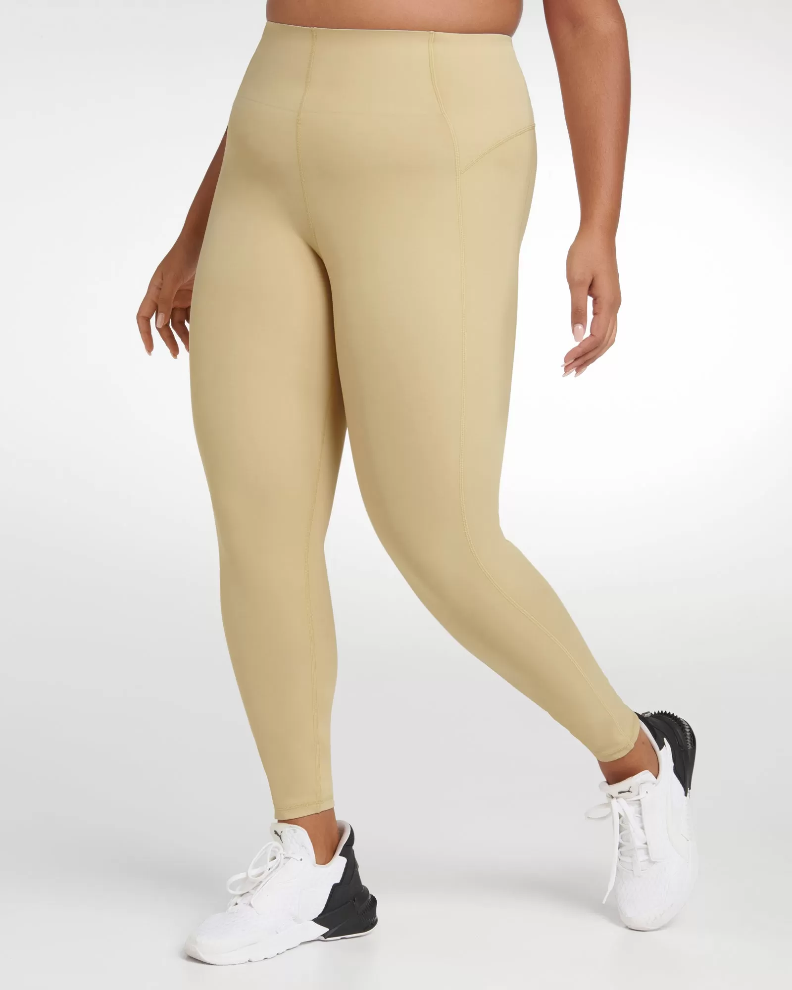 HIGHLINE ECO BONDED HIGH WAIST FULL LENGTH LEGGING FRAPPE