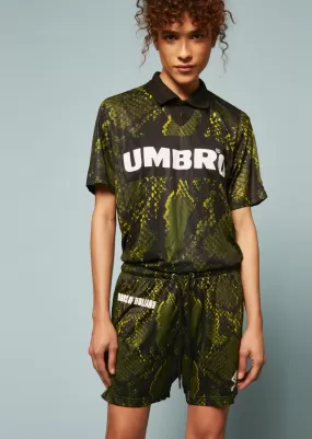 House of Holland Umbro Snake Print Swim Shorts (Green)