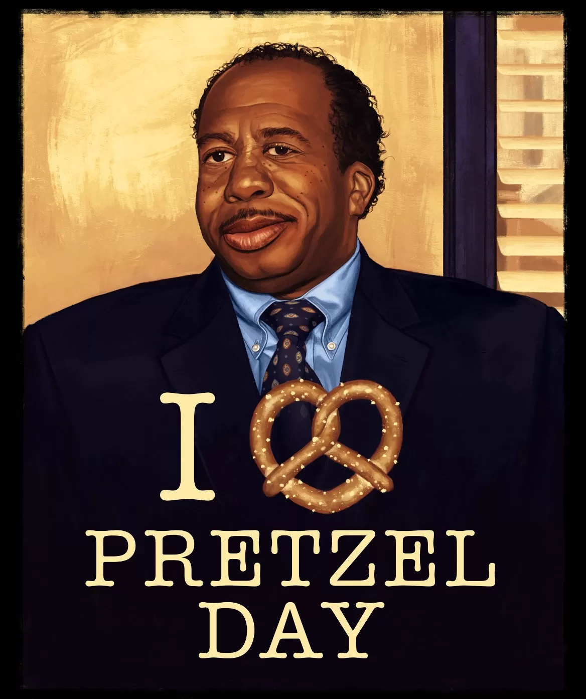 I Love Pretzel Day Unisex Hoodie