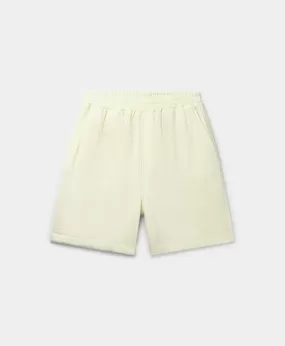 Icing Yellow Enzi Seersucker Shorts