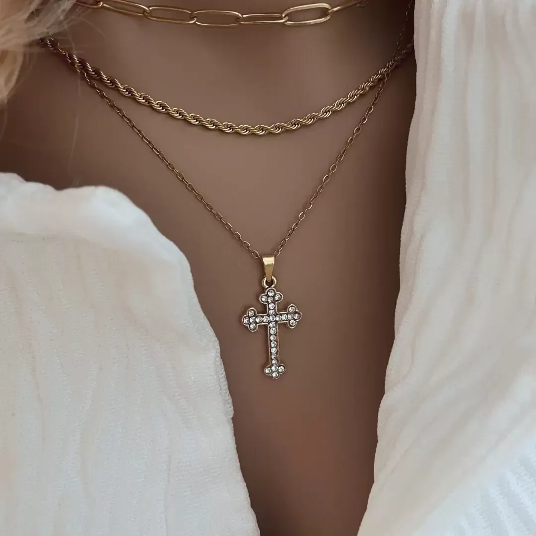 Idris Cross Necklace