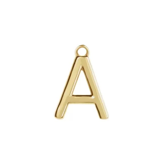 Initial Pendant Necklace - Gold