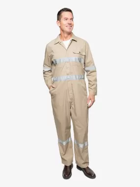 Insect Shield Men's Lightweight Cotton Coverall with Hi-Vis