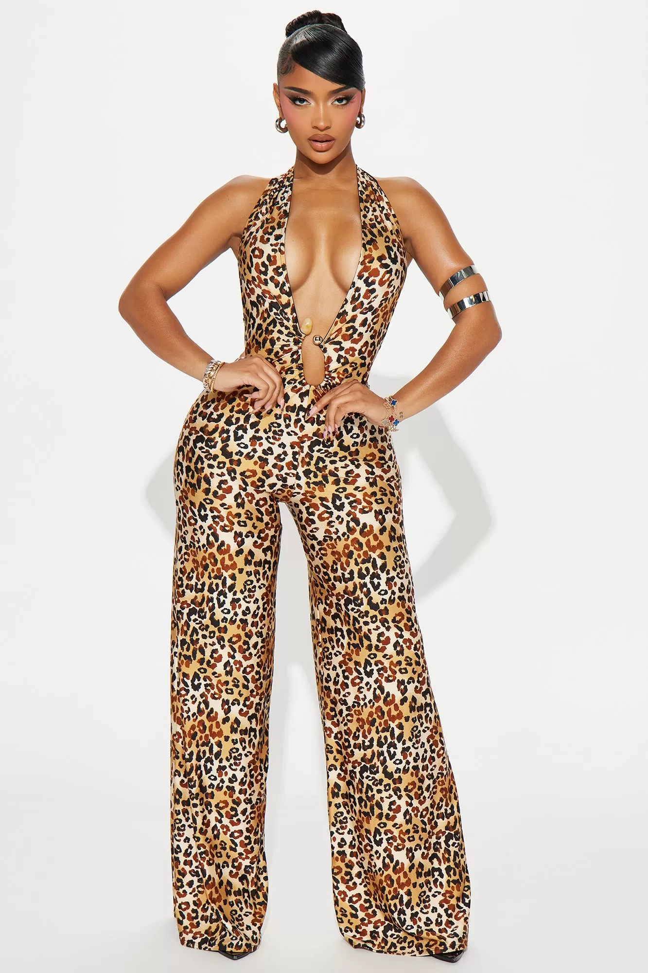 Into The Wild Jumpsuit - Brown/combo