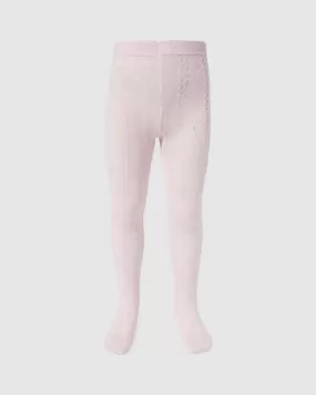 Jacquard Tight - Pale Rose (Milky Baby)