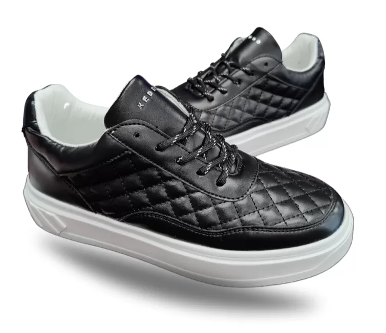 Ladies Keddo Couture Shoes Black Quilted Laced 828175/12-03E SALE