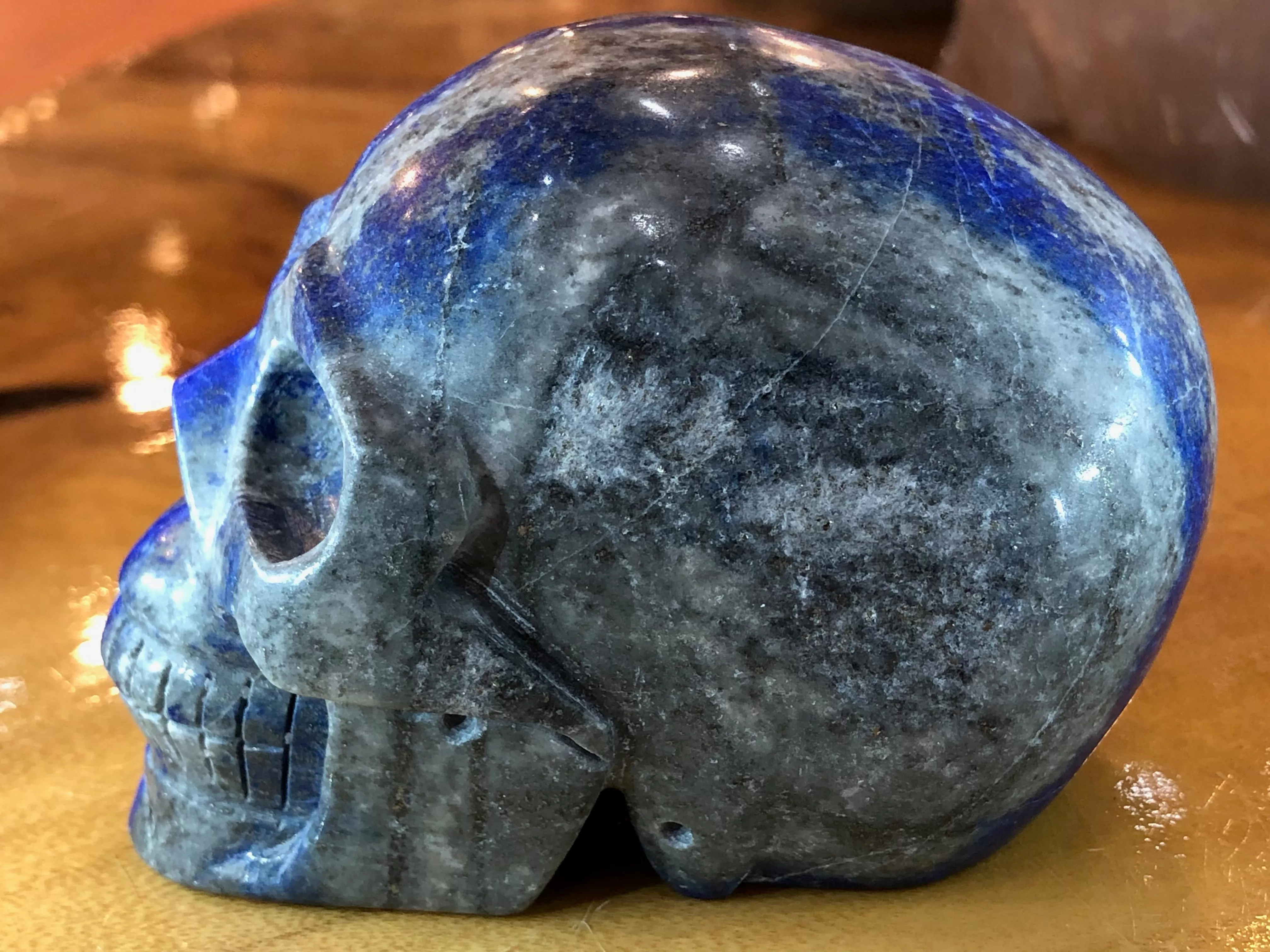 Lapis Lazuli Skull [1k955]