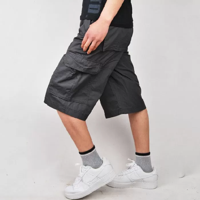 Large Size Pure Cotton Multi-Pocket Outdoor Men's Shorts