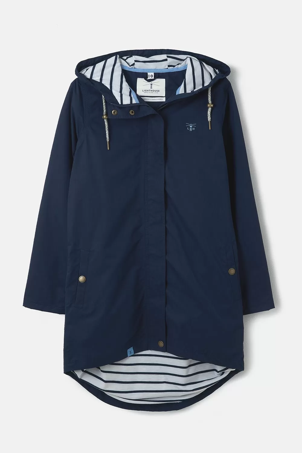 Long Beachcomber Jacket - Navy