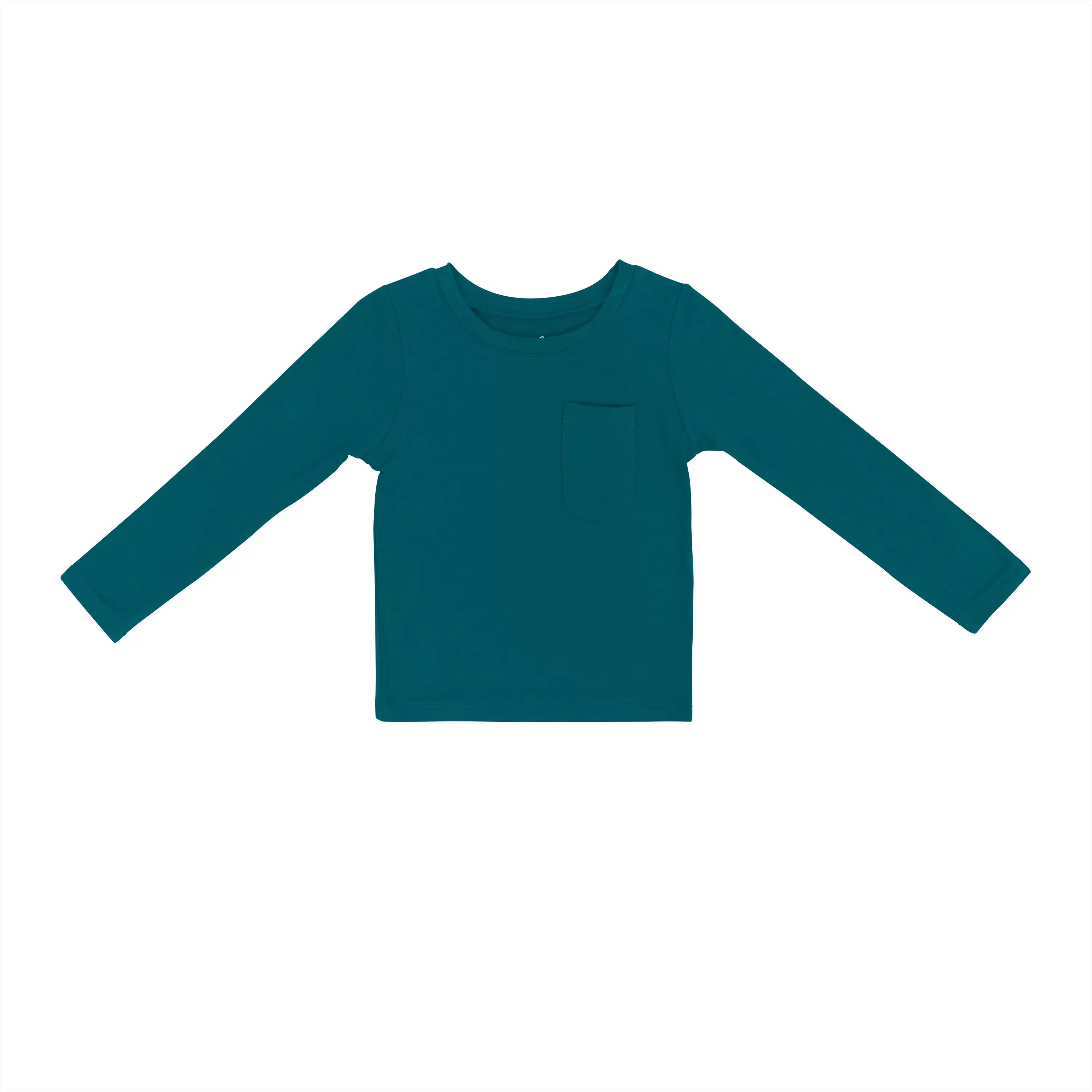 Long Sleeve Toddler Crew Neck Tee in Loch