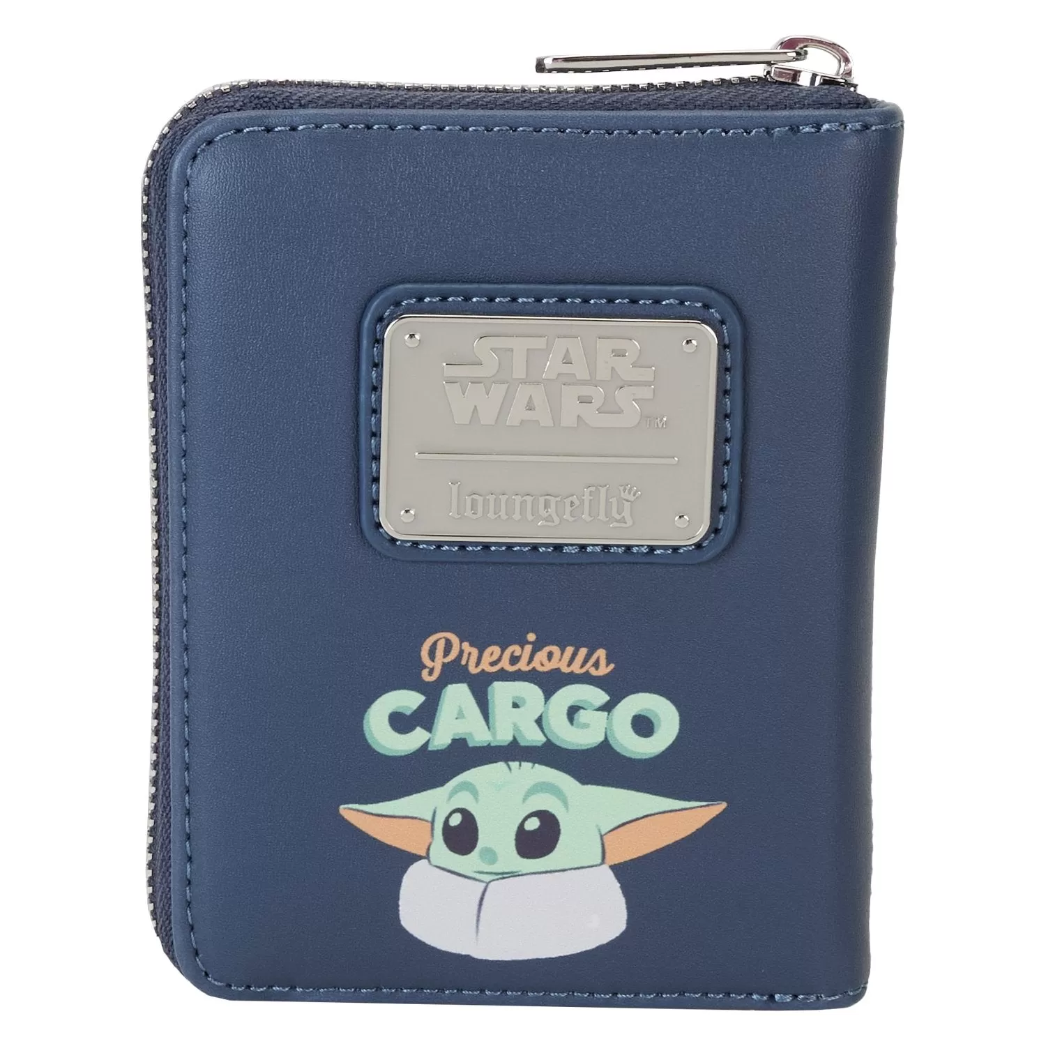 Loungefly Star Wars The Mandalorian Ahsoka and Grogu Precious Cargo Zip-Around Wallet