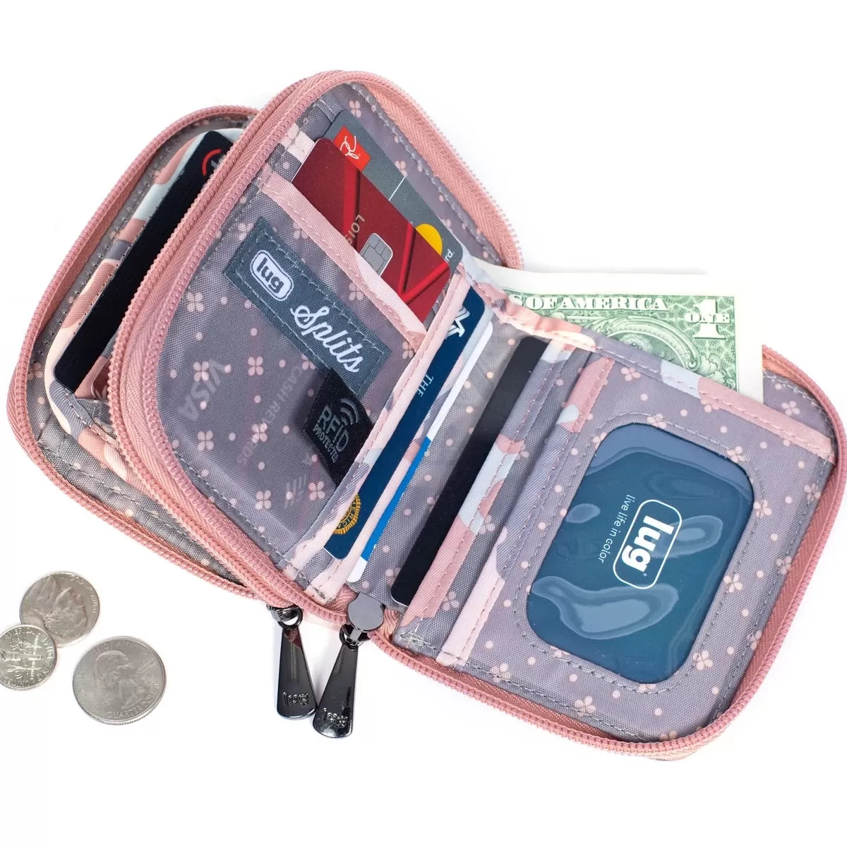 LUG SPLITS COMPACT WALLET