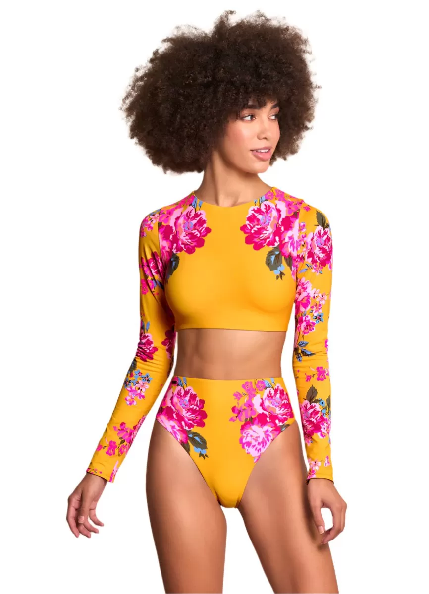 Maaji Bouquet Vitto High Rise/High Leg Bikini Bottom