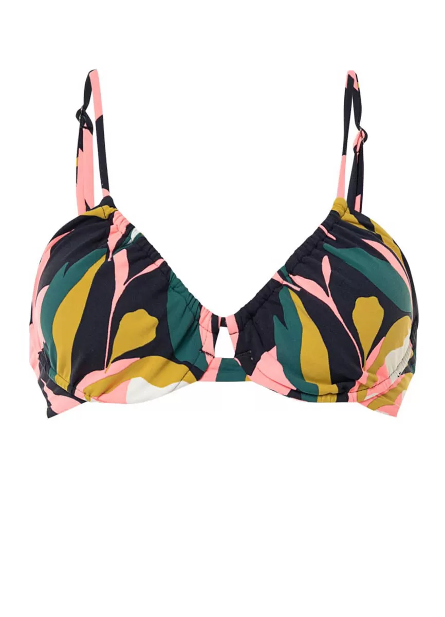 Maaji Lush Leaves Jady Unmolded Underwire Bikini Top