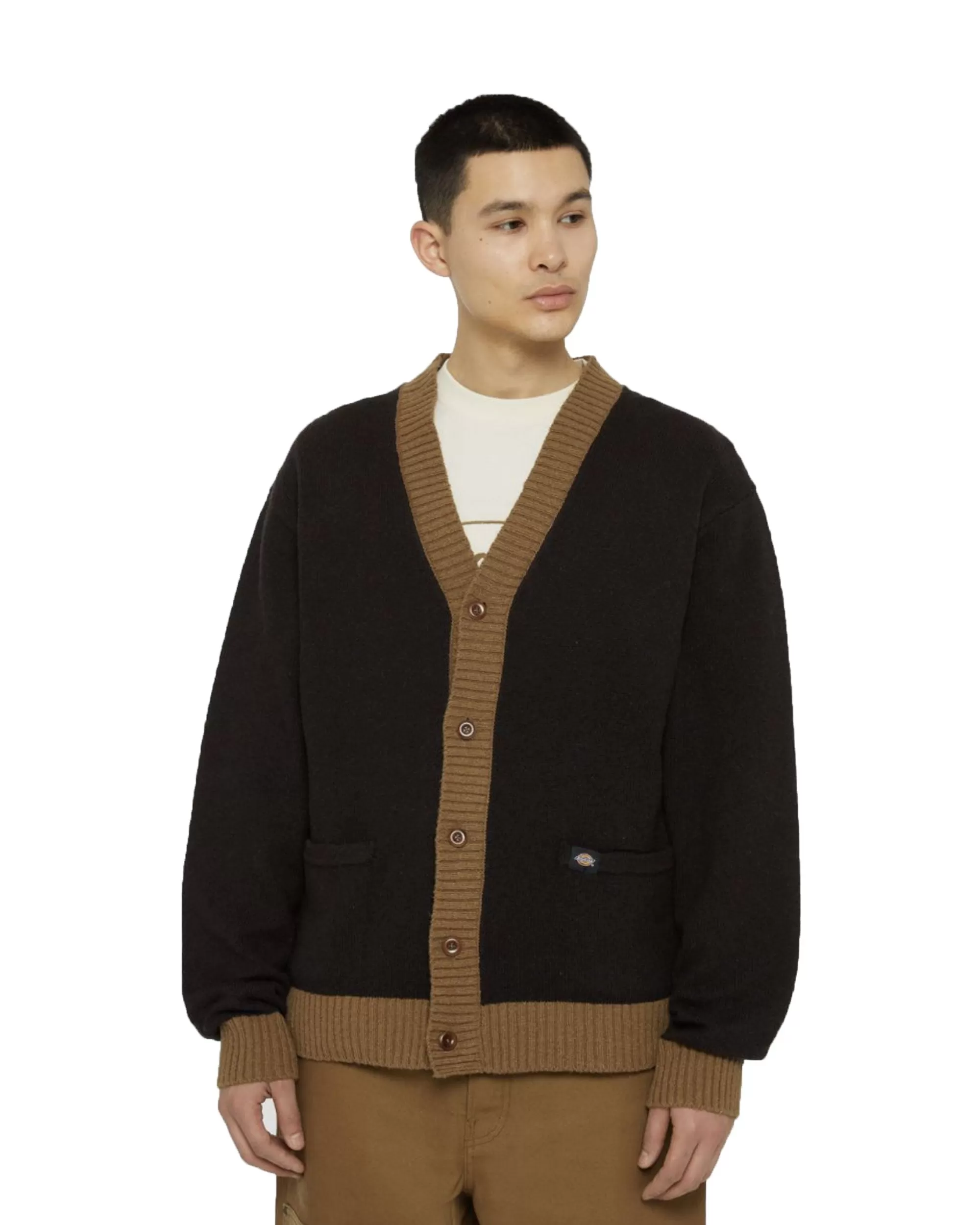 Maglione Uomo Dickies Lucas Cardigan Black