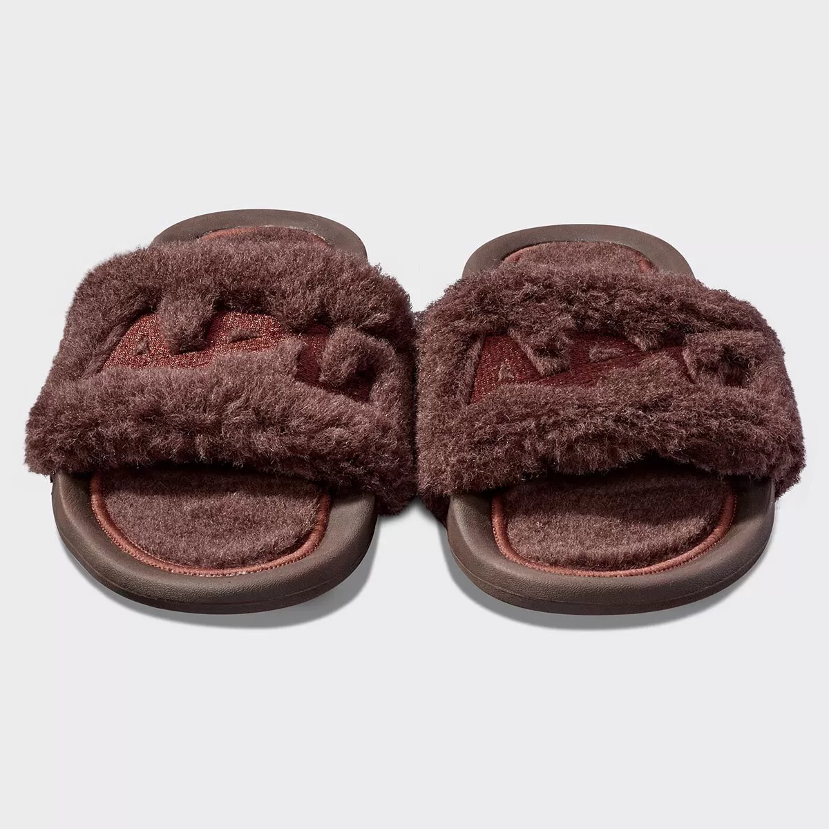 Men's Shearling Slide Chocolate