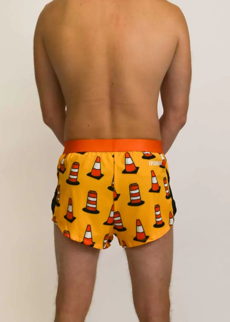 Men's Traffic Cones 2" Split Shorts