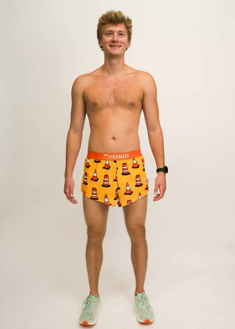 Men's Traffic Cones 2" Split Shorts