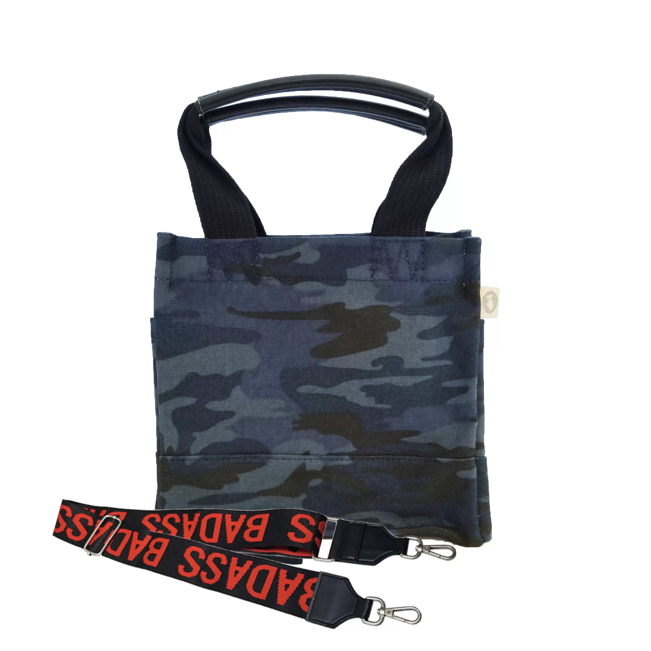 Mini Monogram Mini Luxe North South: Dark Blue Camouflage