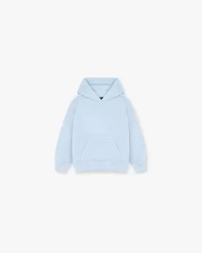 Mini Rep Applique Hoodie - Powder Blue