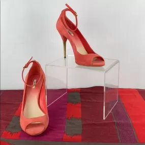 Miu Miu Coral Ankle Strap w Gold Heel