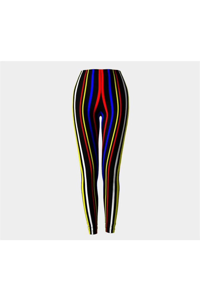 Multi color Stripe Leggings