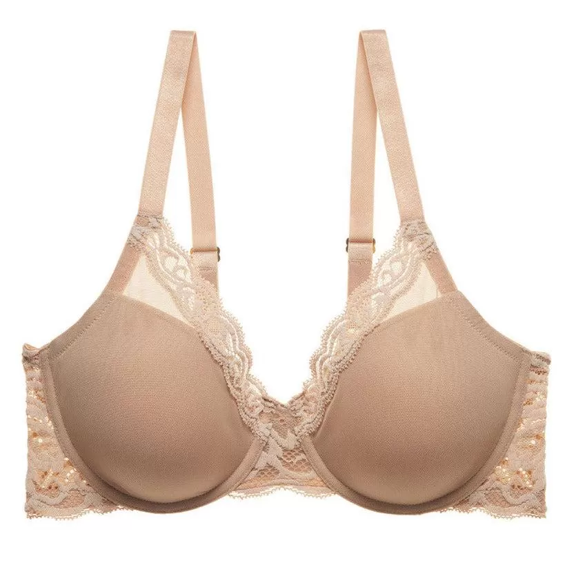 Natori Feathers Full Figured Contour UW Bra 741299  in Cafe