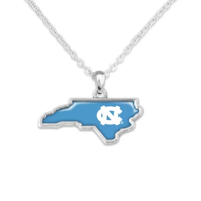 North Carolina Tar Heels State Necklace