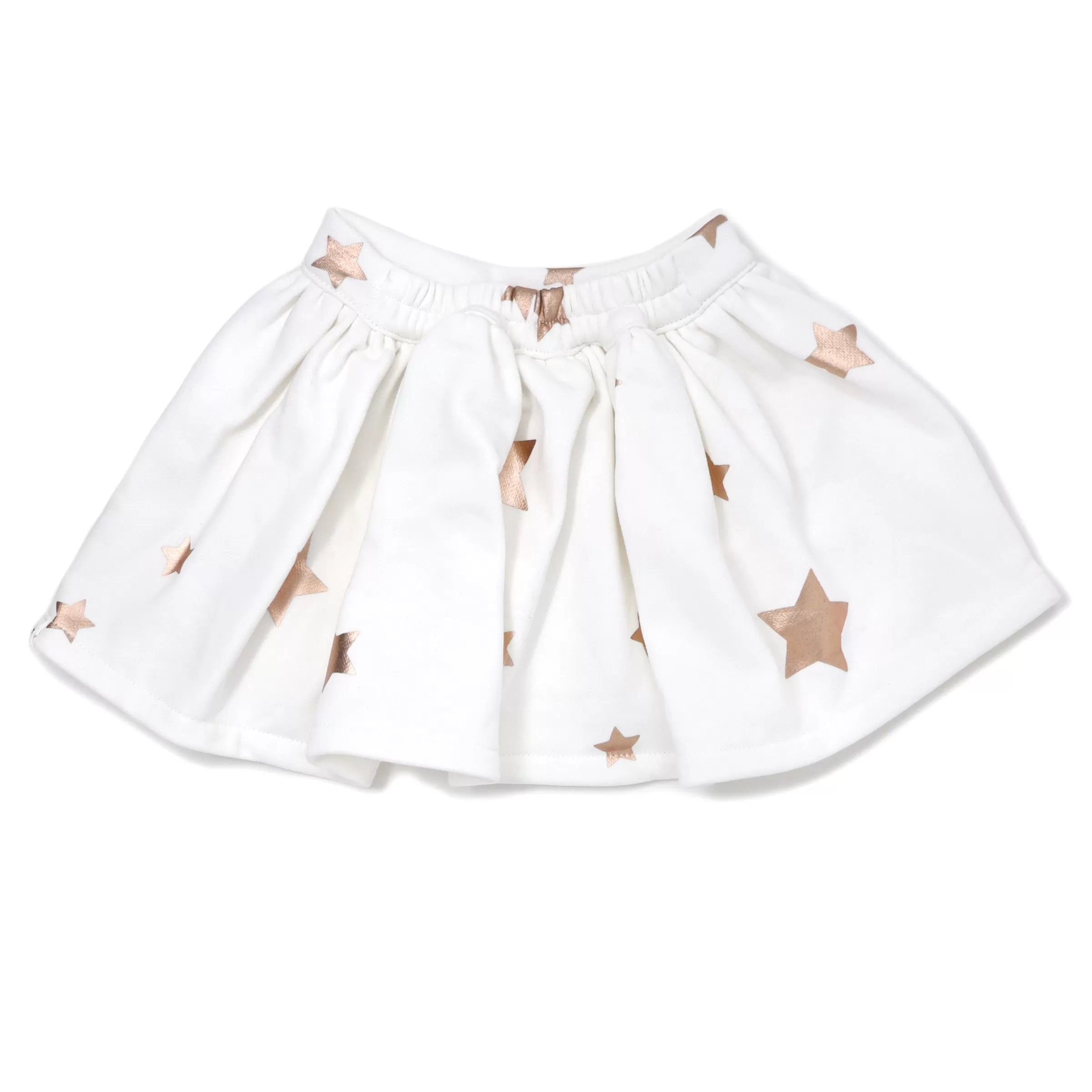 oh baby! Rosegold Stars Millie Pocket Skirt - Cream