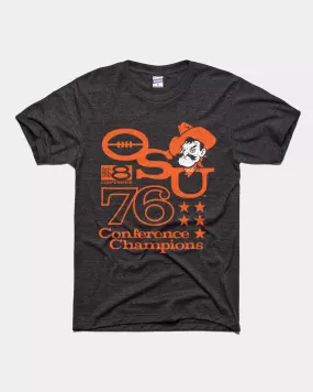 OSU Cowboys 1976 Big 8 Champions Black T-Shirt