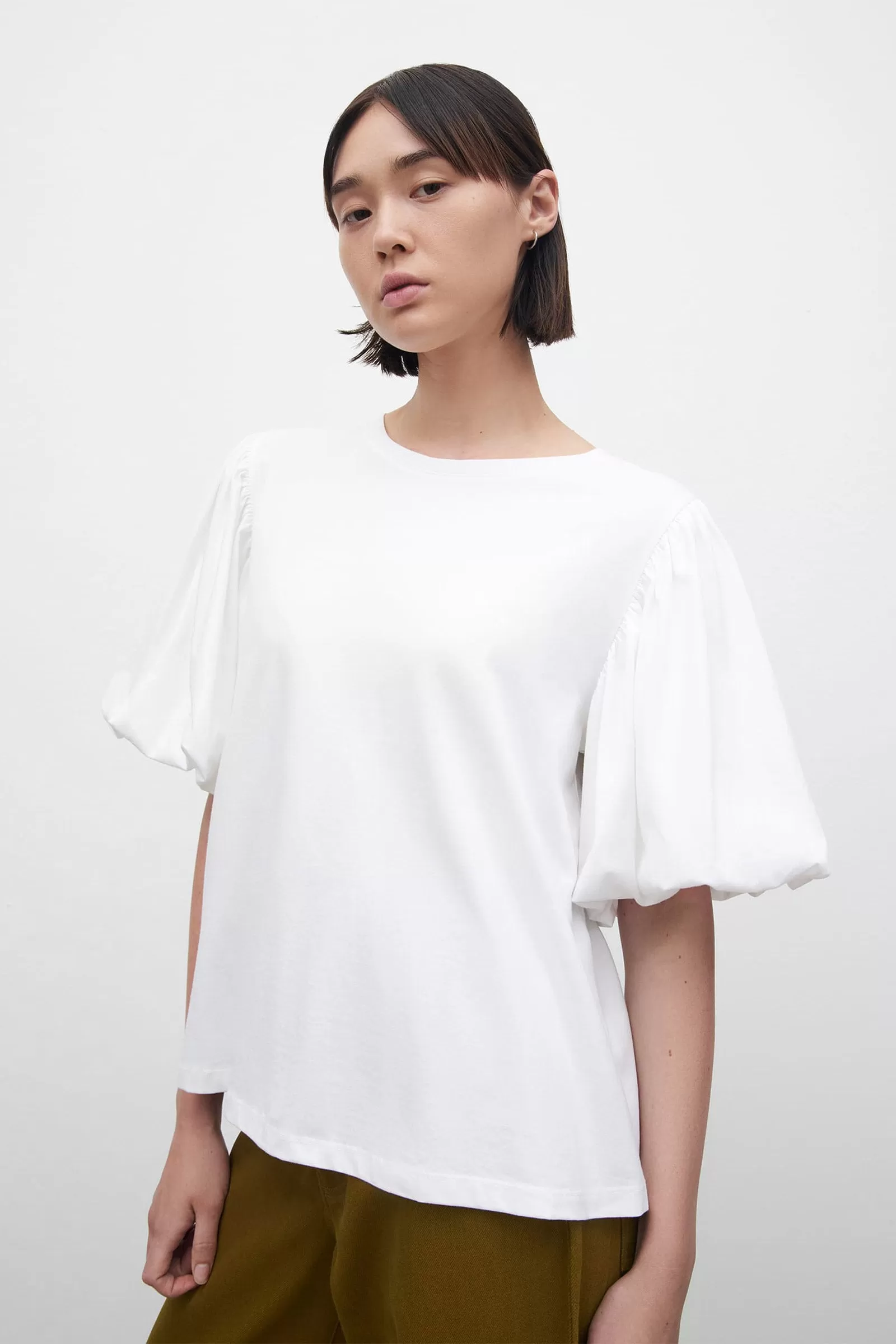 Poppy Sleeve Cotton Tee