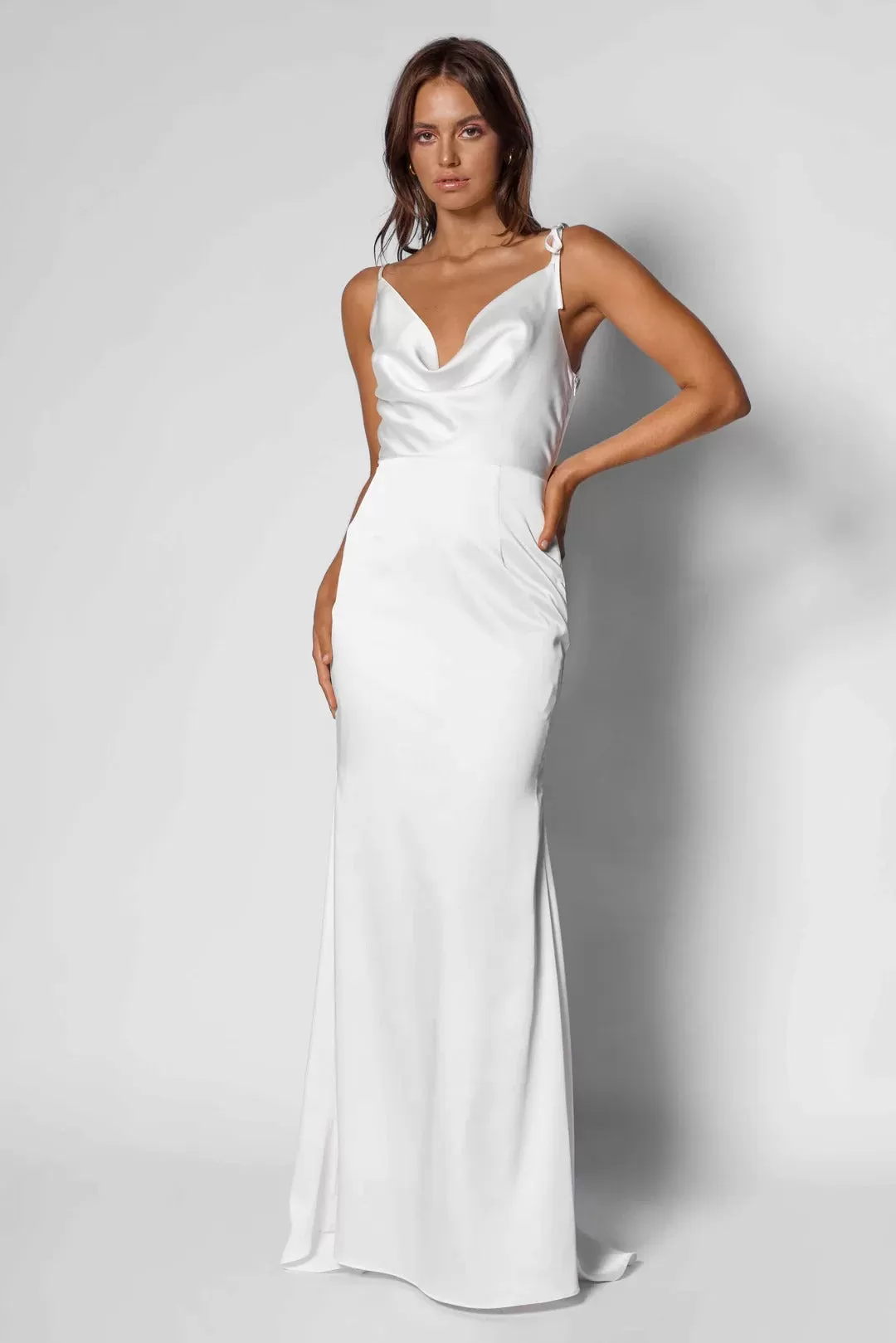 Rachel Gown - Pearl White