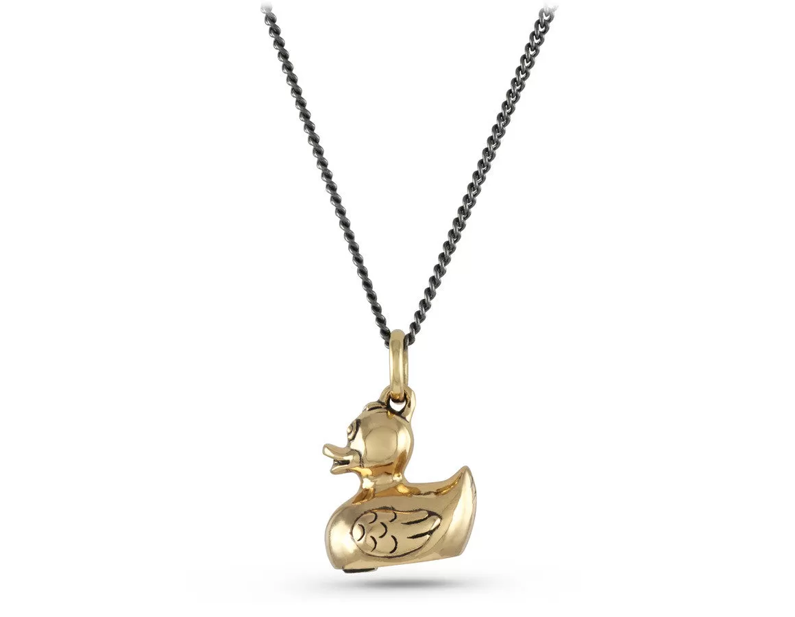 Rubber Duck Necklace - Bronze