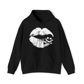 Skull & Crossbones Lips Hoodie