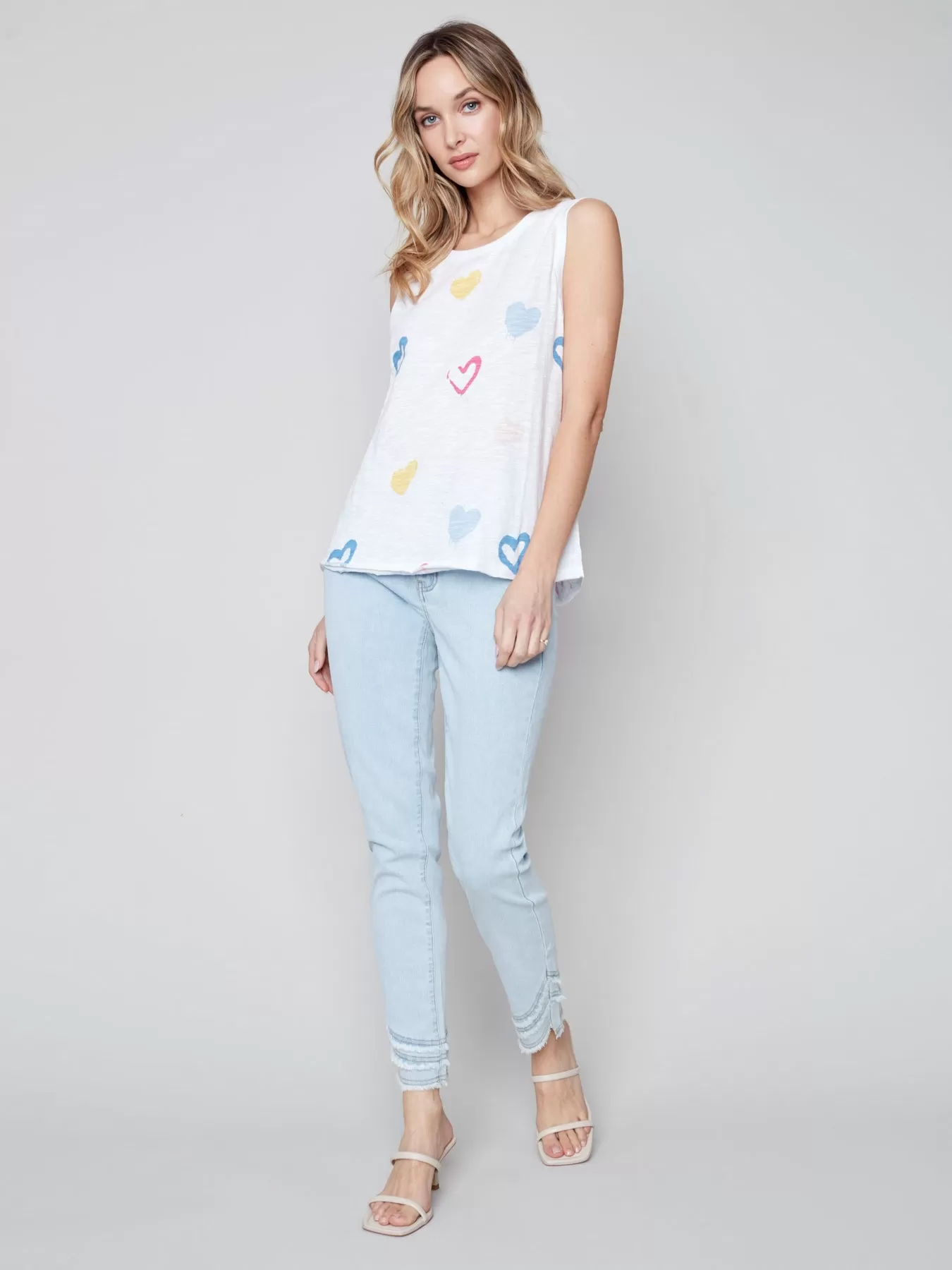 Sleeveless Printed Top