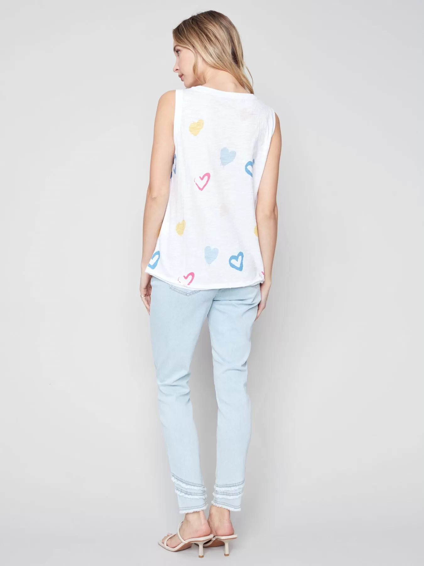 Sleeveless Printed Top