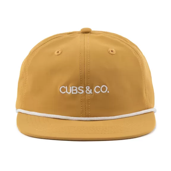 Snapback Hat - Quick Dry Nylon Yellow (Kids-Adults)