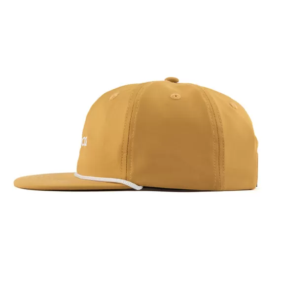 Snapback Hat - Quick Dry Nylon Yellow (Kids-Adults)