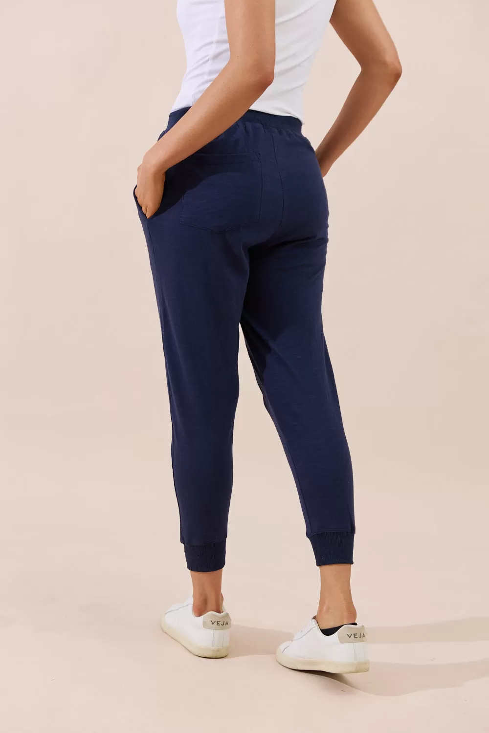 Sorrento Pants 7/8 - Navy